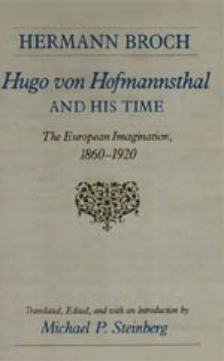 Hugo von Hofmannsthal and His Time