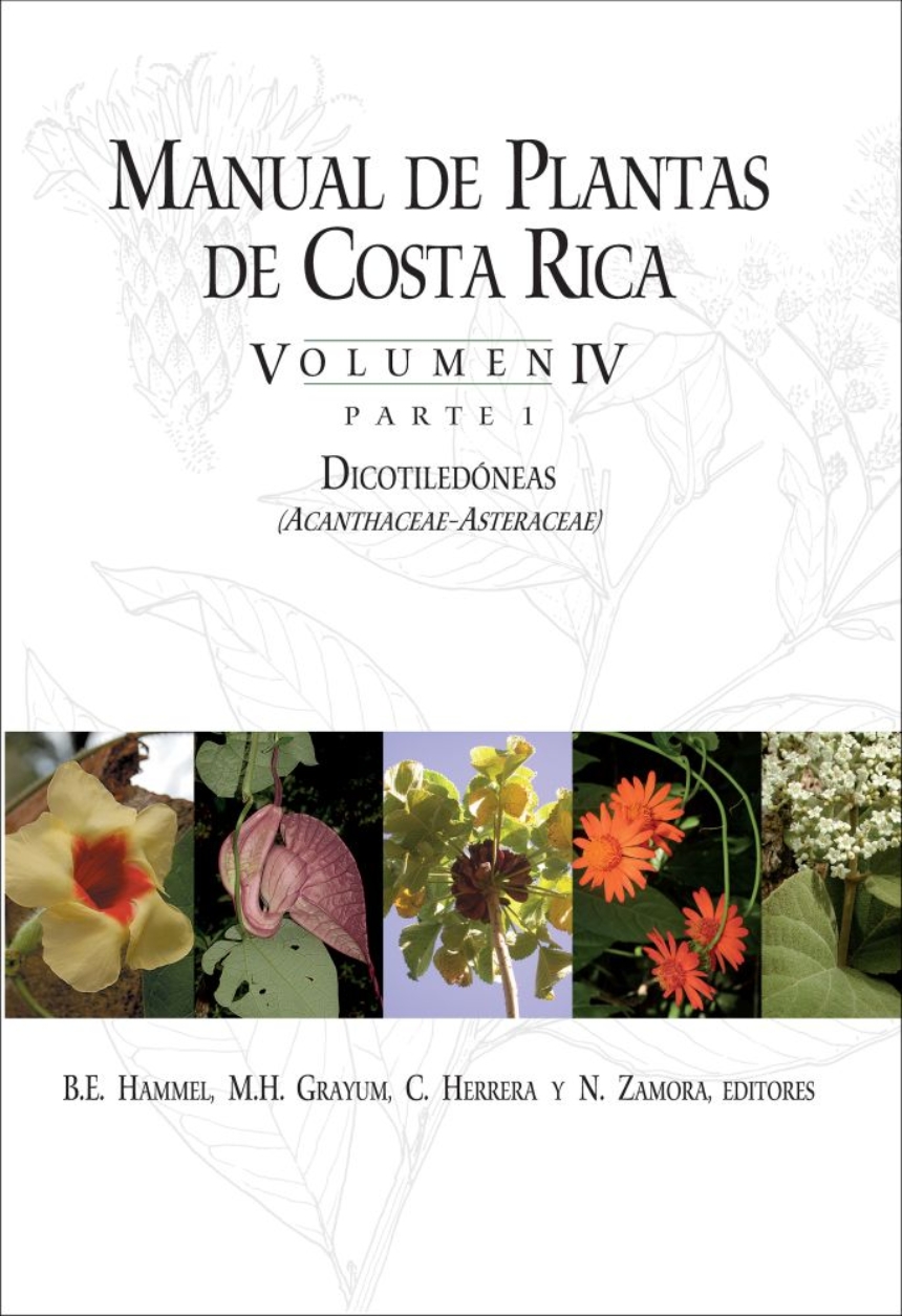 Manual de Plantas de Costa Rica, Volumen IV, Parte 1